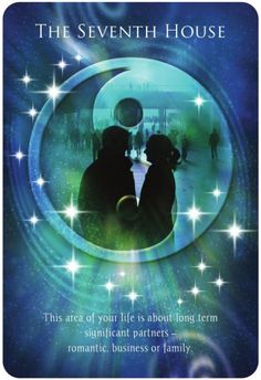 the seventh house book cover with two people standing in front of a moon and stars