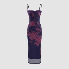 This item is 
			In Stock
		
		
			We will ship your item right away.
		
	

	
	Details
		
			Occasion
			Vacation
		
		
			Category
			Dresses
		
		
			Composition
			95% Polyester, 5% Spandex
		
		
			Sheer
			Not Sheer
		
		
			Color
			Purple
		
		
			Please note that print is unique. Colors or patterns may vary slightly.
		
	


Size & Fit



Measured in sizeS



Length:48.0"



Waist:23.6"



Hip:27.6"



Fit:Fitted




Stretch:Mid Stretch Bridal Satin Dress, Formal Dress Patterns, Thrift Inspo, Nye Dress, Quince Dress, Grad Dresses, Romantic Dress, Plus Size Maxi Dresses, Guest Outfit