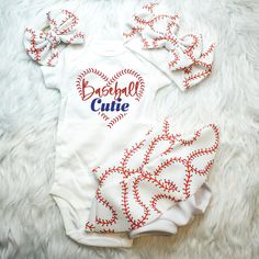 Baseball Onesie, Skirted Leggings, Baby Baseball, Heart Pants, Baseball Sister, Baseball Stitch, Wrap Hair, Baseball Girls, Baseball Theme