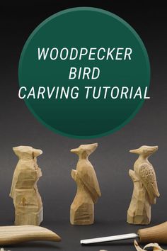 Have you been itching to add some feathered friends to your collection of hand-carved sculptures? Well, have no fear because we have some exciting news for you – there's a new bird carving tutorial in town, and it's all about Woodpeckers 🐦

You heard it right! We're talking about that beaky bird that's always hammering away at tree trunks. And with our bird wood carving patterns, carving birds out of wood has never been easier. Bird Sculpture Wood, Wooden Bird Carving, Wood Whittling Projects, Wood Carving Patterns Free, Bird Carving Patterns, Carving Tutorial, Wood Whittling, Woodpecker Bird, Whittling Projects