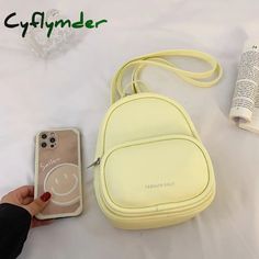 Light Green Pu Fabric Women's Backpack Korean Fashion Mini Backpack Multifunctional Shoulder Bag Ladies Small Phone Bag [20240222] Daily Use Compact Phone Backpack, Trendy Everyday Chest Backpack, School Backpack Crossbody With Mobile Phone Bag, Crossbody Backpack With Mobile Phone Bag For School, School Backpack With Mobile Phone Bag, Crossbody Style, Portable Phone Bag Backpack For Travel, Portable Phone Backpack For Travel, Compact Travel Phone Backpack, Trendy Chest Backpack With Mobile Phone Bag