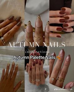 Deep Autumn Nails, Deep Autumn Nail Colors, Soft Autumn Nails, Soft Autumn Aesthetic, Otoño Nails, Nails Lips, Soft Autumn Palette, Beach Breakfast