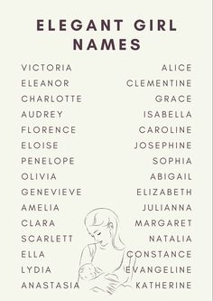 an image of a woman's names in black and white