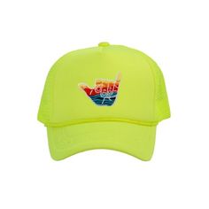 Make a statement with the "Shaka Spirit" Trucker Hat, a perfect embodiment of laid-back vibes and coastal flair. The iconic Shaka symbol, intricately embroidered on the front panel, serves as a nod to surf culture and a universal sign of goodwill and camaraderie. Set against the crisp background, the rich, fiery hues of the Shaka hand contrast beautifully with the deep blue of the stylized waves, creating a visual thats both eye-catching and meaningful. Crafted with the classic trucker hat desig Shaka Hand, Surf Culture, Learn To Surf, Beach Lifestyle, Dec 12, Black Mesh, Hat Designs, Cloth Bags, Deep Blue