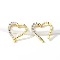 Descripción:

Delicado y hermoso. Estos pequeños pendientes daith de corazón son perfectos para un estilo chic sin esfuerzo. Este podría ser un regalo fantástico para sus seres queridos, hermana, madre, hija, amiga, esposa, novia.


Material seguro: El aro está hecho de oro de 14 quilates, se puede usar como primer piercing.


Tamaño estándar: el grosor de la barra es de calibre 16 (1,2 mm), el diámetro es de 8 mm. Elija cuidadosamente de acuerdo con el tamaño de su piercing.


Uso múltiple: Fu Gold Heart-shaped Elegant Piercings, Elegant Gold Heart-shaped Piercings, Elegant Gold Heart Piercings, Elegant Heart-shaped Single Cartilage Earring, Elegant Hypoallergenic Nose Rings For Gifts, Elegant Heart-shaped Cartilage Earrings As Gift, Gold Heart-shaped Piercings As Gift, Elegant Heart Shaped Cartilage Earrings As Gift, Heart-shaped Piercings With Heart Charm For Gift