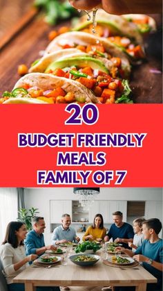 Feed Family Of 6 Cheap, Budget Friendly Meals Families, Feeding Large Family, Dinner Ideas On A Budget, Cheap Family Dinners, Budget Friendly Meals, Affordable Meals, Family Of 7, Budget Friendly Dinner