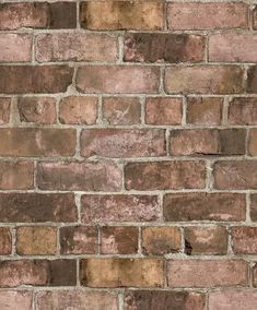 an old brick wall is shown in this image