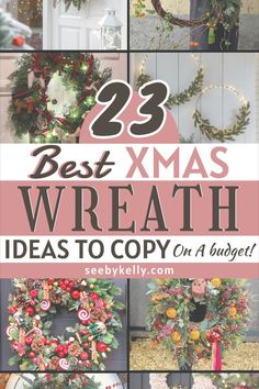 DIY Christmas Wreath Ideas Scandinavian Christmas Decor, Diy Christmas Wreath, Christmas Decorations Apartment, Scandinavian Christmas Decorations