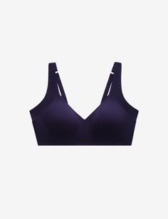 ThirdLove ComfortStretch Smoothing Wireless Bra in Navy size Large/Grande++ Back Fat, Wireless Bra, Plus Size, Bra, Navy