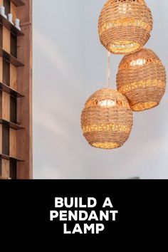 How to Build a Pendant Lamp Pendant Lamps, Pendant Lamp, Money, Building, Pendant