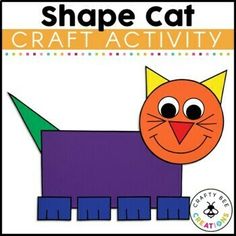 the shape cat craft activity book