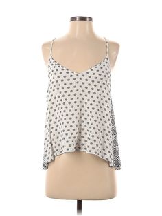 Splendid Sleeveless Blouse Size: X-Small Tops - used. 100% RAYON | Splendid Sleeveless Blouse: Silver Tops - Size X-Small Cheap Forever 21 Spring Camisole, Silver Tops, Small Tops, Sleeveless Blouse, Sleeveless Top, Women Handbags, Womens Tops, Handbags, For Women