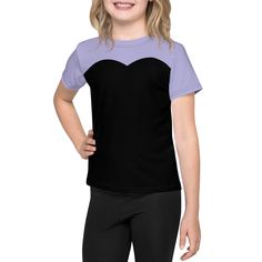 This cute shirt is custom printed, and made of a high quality mid-weight jersey that is 95% polyester and 5% elastane. It is soft and comfy, making it perfect for a long day at the theme parks! It has a regular fit, and crew neck.  This shirt is currently available in toddler, kids, and youth sizes from 2T through 20! Be sure to check the size chart in the listing images before ordering. I'll also be happy to help you find the right size if you send me a message! Items cannot be returned or exch Ursula Disneybound, Ursula Costume, Theme Parks, Toddler Kids, May 7, Kids Tops, Kids Costumes, Cute Shirts, Hand Washing