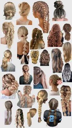 Teachers Hairstyles, Cute Church Hairstyles, Church Hairstyles, Cute Sporty Hairstyles, Updos Homecoming, Summer Blonde Hair