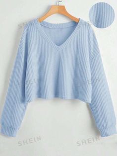 Adrette Outfits, Pullover Outfit, Cropped Pullover, Waffle Knit Sweater, Cute Preppy Outfits, Simple Trendy Outfits, Cute Everyday Outfits, Cute Simple Outfits