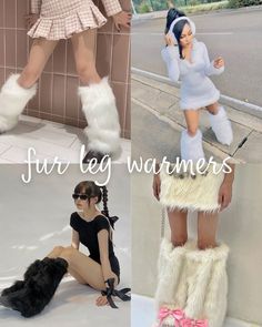 43 Cute Outfit Ideas With Leg Warmers - ljanestyle Outfit Ideas With Leg Warmers, Full Denim Outfit, Super Casual Outfits, Thigh High Leg Warmers, Fur Leg Warmers, Outfit Tips, Crochet Leg Warmers, Cute Outfit Ideas, Sassy Outfit