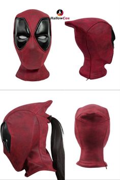 Lady Deadpool Mask Helmet Deadpool & Wolverine Cosplay Props Hallowcos Wolverine Character, Wolverine Cosplay, Deadpool Mask, Future Costume, Cosplay Mask, Head Mask