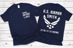 Air Force Graduation, Air Force Family, Air Force Families, Air Force Gifts, Civil Air Patrol, Air Force Shirt, Air Force Academy, Air Force Mom, Matching Family Shirts