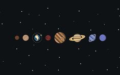 the solar system with all its planets in it's orbit, including saturn and pluto