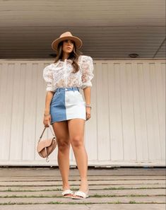 Casual Oufits, Forever 21 Outfits, Skirt Outfits Summer, Outfit Primavera, Outfit Mujer, Looks Chic, Spring Summer Outfits, Elegant Outfit, Outfits Casuales