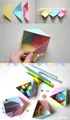 how to make an origami box out of paper