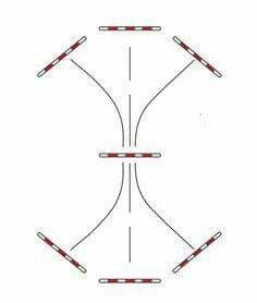 an image of a cross section in the middle of a circle with two arrows pointing towards each other