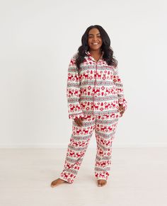 Curl up in our cozy cotton flannel adult unisex pajama top, perfect for festive movie nights and restful sleep during the bustling holiday season. • Crafted in our softest combed cotton sueded flannel • Hypoallergenic & eczema-friendly • Sensory-friendly scratch-free seams that lay flat on the skin • OEKO-TEX® STANDARD 100 certified safe from hundreds of harsh chemicals 100% combed cotton sueded flannel Button front with collar Chest pocket Cuffed sleeves Tops and pants offered separately for th Cozy Winter Sleepwear With Relaxed Fit, Winter Holiday Cotton Sleepwear, Winter Cozy Fit Cotton Sleepwear, Cotton Christmas Sleepwear For Overnight, Cozy Long Sleeve Christmas Sleepwear, Cozy Red Long Sleeve Sleepwear, White Relaxed Fit Winter Sleepwear, White Sleepwear For Fall, Christmas Long Sleeve Loungewear Sleepwear