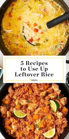 5 recipes to use up leftover rice in the slow cooker or skillet