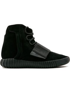 Supplied by a premier sneaker marketplace dealing with unworn, already sold out, in demand rarities. Each product is rigorously inspected by experienced experts guaranteeing authenticity. The second-ever adidas Yeezy Boost 750 release features a menacing "Triple Black" colorway. The upper is constructed with its usual premium suede, complete with a velcro strap. Other noteworthy design cues include the perforated vamp and a zipper on the side panel to provide easy slip-on access. Much like any p Prom Shoes Pumps, Yeezy Boost 750, Yeezy 750, Yeezy Sneakers, Yeezy Shoes, Latest Sneakers, Prom Shoes, Adidas X, Triple Black