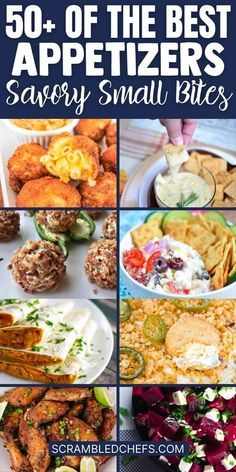 the best appetizers for savory small bites are featured in this post