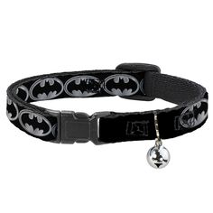 a batman bracelet with a bell on it