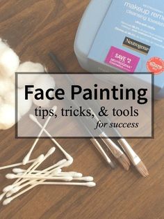 Face painting tips, tricks, and tutorials for beginners. Facial Painting, Hallowen Ideas, Simple Face, Halloween Make Up