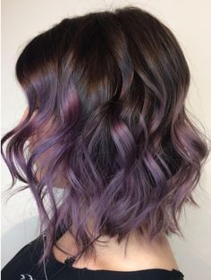 Lavender Baylage Brunette, Angelic Hair, Kelly Hair, Metallic Hair Color, Colour Reference, Ash Hair