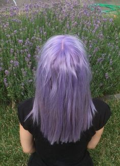 Hair Dyed Aesthetic, Cute Purple Hair, Light Purple Hair, Hair Dyed, Violet Hair, Lilac Hair, Dyed Hair Inspiration, Lavender Hair, Punk Hair