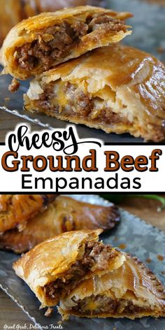 cheesey ground beef empanadas are the perfect appetizer for any mexican meal