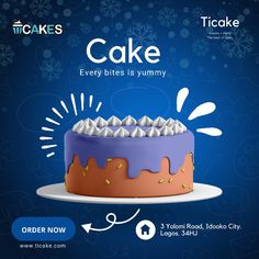 2 days of trying out @canva. Not bad🎯💯 Cake flyer design concept

#canva #newbie #rookie #animatedflyer #flyerdigital #recreation Cake Poster Design, Cake Ads, Bad Cake, Bad Cakes, Baking Process, Bread Designs