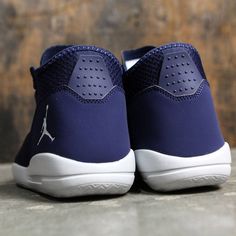 Jordan Men Men Jordan Reveal (midnight navy / pure platinum-infrared 23) Modern Jordan Shoes With Cushioned Footbed And White Sole, Modern Jordan Shoes With Cushioned Footbed, Modern Jordan Sports Shoes With Cushioned Footbed, Navy Basketball Shoes With Rubber Sole, Navy Basketball Shoes With Rubber Sole For Sports, Navy Leather Basketball Shoes With Cushioned Footbed, Sneakers Nike Jordan, Jordan Men, Men's Shoe