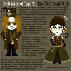 Gothic Style: Steampunk vs. Military | Queen of Darkness Goth Types, Goth Humor, Goth Culture, Gothic Subculture, Types Of Goth, Goth Memes, Gothic People, Goth Styles, Goth Subculture