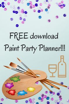 an image of paint party planner with confetti