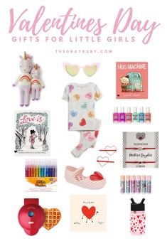 Valentines Gift Ideas For Kids, Valentines Day Pjs, Kids Valentine Baskets, Valentines Day Basket, Toddler Valentine Gifts, Valentine Gift For Daughter, Baby Valentines, Valentine Gifts For Girls, Valentines Day Gift Ideas