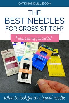 the best needles for cross stitch? find out my favorite