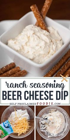 the recipe for ranch seasoning beer cheese dip