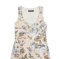 Item is in good used condition. >Size: UK 10 >Armpit To Armpit: 16" >Armpit To Cuff: N/A" >Collar To Hem: 32" Spring Bodycon Tank Top, Fitted Sleeveless Tank Top With Floral Print, Vintage Sleeveless Rose Print Dress, Floral Sleeveless, Dress Pink, Dorothy Perkins, No Frills, Pink Floral, Pink Dress