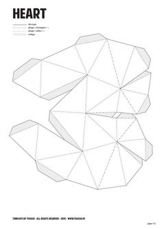 the paper is cut out to look like hexagonal shapes