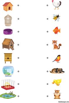 a worksheet with pictures of animals and birds in the form of letters that spell out