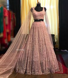 Pink Bridal Lehenga, Indian Wedding Gowns, Indian Outfits Lehenga, Wedding Lehenga Designs, Lehnga Dress, Bridal Lehenga Collection, Corset Blouse, Work Lehenga, Beads Embroidery