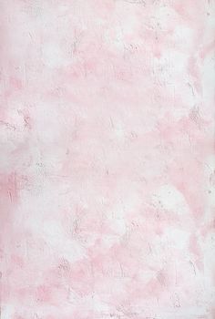 an abstract painting with pink and white colors