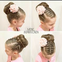 Flower Girl Hairstyles Updo, Kids Updo Hairstyles, Ballet Hairstyles, Waves Tutorial