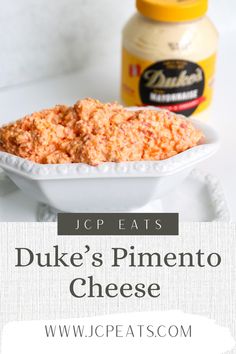 Pimento cheese with Duke’s Mayonnaise Paminto Cheese Homemade, How To Make Pimento Cheese, Pioneer Woman Pimento Cheese, Homemade Pimento Cheese Recipe Easy, Pimento Cheese Recipe Pioneer Woman, Pimento Cheese Recipe Without Cream Cheese, Easy Pimento Cheese Recipe, Best Pimento Cheese Recipe, Old Fashioned Pimento Cheese Recipe