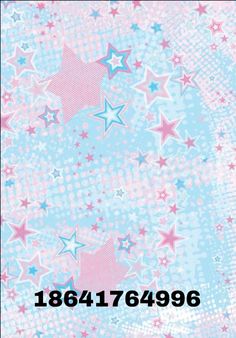 a pink and blue background with stars on it